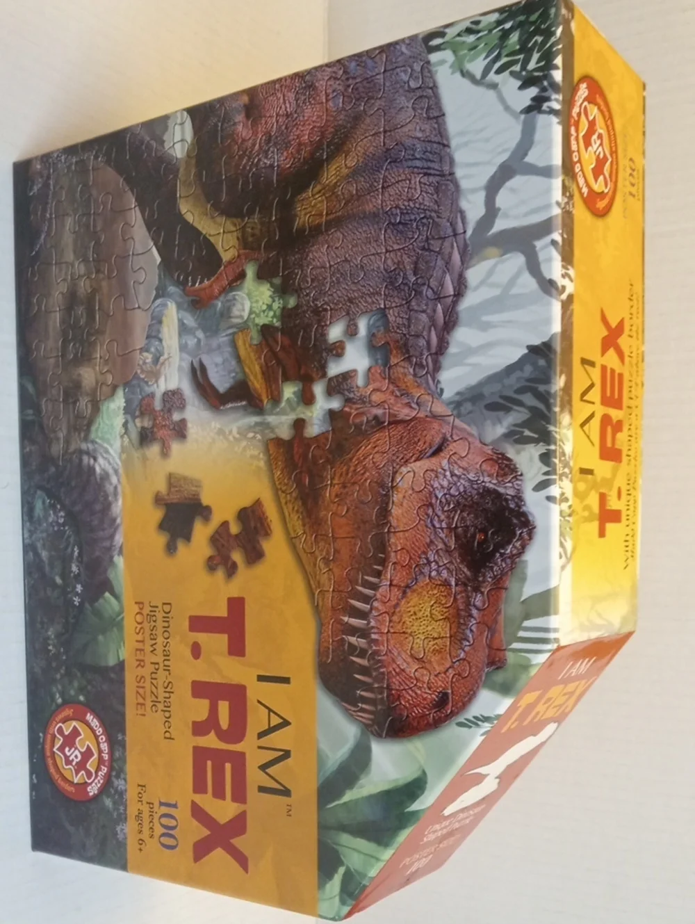 Dinasour T. REX 100 Piece Jigsaw Puzzle with Oversized Pieces Ages 6 And Up